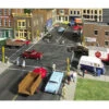 Walthers Cornerstone 933-3195 - Asphalt Street System - Straight Sections Pkg(10) With Accessories - HO Scale -ScaleSigns Sales Store wal933 3195 86137.1645224489