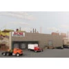 Walthers Cornerstone 933-4071 - Modern Concrete Warehouse Background Building - HO Scale Kit -ScaleSigns Sales Store wal933 4071a 20347.1645224540