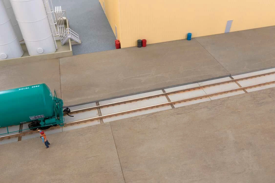 Walthers Cornerstone 933-4163 - Concrete Track Pads Pkg(9) - Each: 5-7/8 X 1-1/2" - HO Scale Kit 3 Walthers Cornerstone 933-4163 - Concrete Track Pads Pkg(9) - Each: 5-7/8 X 1-1/2" - HO Scale Kit