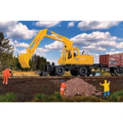 Walthers SceneMaster 949-11014 - Hi-Rail Excavator - HO Scale Kit