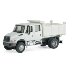 Walthers SceneMaster 949-11634 - 4300 Crew Cab Dump Truck - MOW - HO Scale