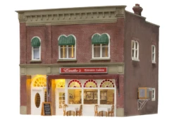 Woodland Scenics BR5055 - Emilio's Italian Restaurant - Built & Ready Landmark Structure - HO Scale