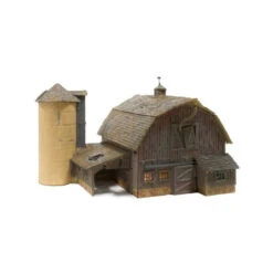 Woodland Scenics BR5038 - Old Weathered Barn - Built & Ready Landmark Structure - HO Scale