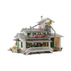 Woodland Scenics BR5059 - H&H Feed Mill - Built & Ready Landmark Structure - HO Scale